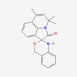 4',4',6'-trimethyl-1,4-dihydro-4'H-spiro[3,1-benzoxazine-2,1'-pyrrolo[3,2,1-ij]quinolin]-2'-one