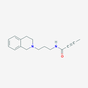 N-{3-[3,4-Dihydro-2(1H)-isoquinolinyl]propyl}-2-butynamide