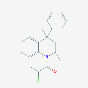 2-chloro-1-(2,2,4-trimethyl-4-phenyl-3,4-dihydroquinolin-1(2H)-yl)propan-1-one