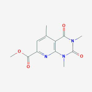 molecular formula C12H13N3O4 B11035160 Methyl 1,3,5-trimethyl-2,4-dioxo-1,2,3,4-tetrahydropyrido[2,3-d]pyrimidine-7-carboxylate 