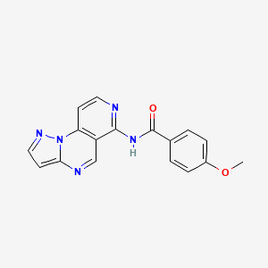 4-Methoxy-N-pyrazolo[1,5-A]pyrido[3,4-E]pyrimidin-6-ylbenzamide