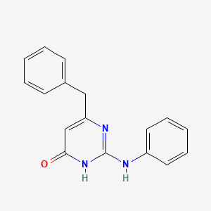 2-anilino-6-benzyl-4(3H)-pyrimidinone