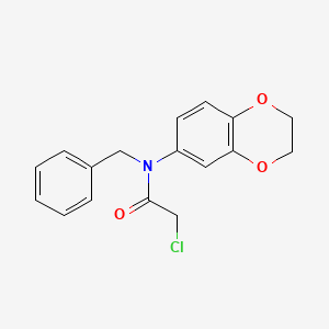 N-Benzyl-2-chloro-N-(2,3-dihydrobenzo[b][1,4]dioxin-6-yl)acetamide