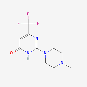 molecular formula C10H13F3N4O B11035279 2-(4-methylpiperazin-1-yl)-6-(trifluoromethyl)pyrimidin-4(3H)-one 