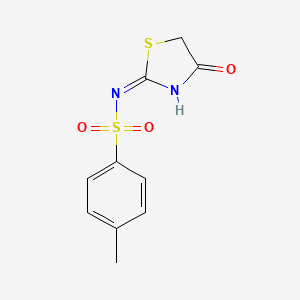 4-methyl-N-(4-oxo-4,5-dihydro-1,3-thiazol-2-yl)benzenesulfonamide