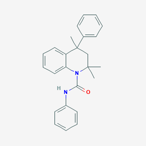 2,2,4-trimethyl-N,4-diphenyl-3,4-dihydroquinoline-1(2H)-carboxamide