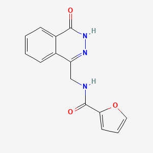 molecular formula C14H11N3O3 B11035432 N-[(4-Oxo-3,4-dihydrophthalazin-1-YL)methyl]furan-2-carboxamide 