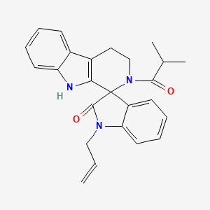 1'-allyl-2-isobutyryl-2,3,4,9-tetrahydrospiro[beta-carboline-1,3'-indol]-2'(1'H)-one