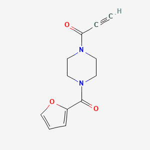 1-[4-(2-Furylcarbonyl)piperazino]-2-propyn-1-one