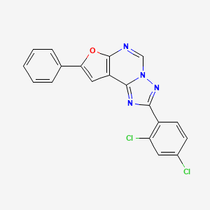 2-(2,4-Dichlorophenyl)-8-phenylfuro[3,2-e][1,2,4]triazolo[1,5-c]pyrimidine