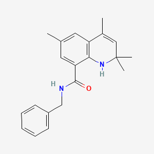 N-benzyl-2,2,4,6-tetramethyl-1,2-dihydroquinoline-8-carboxamide