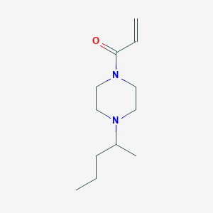 1-[4-(1-Methylbutyl)piperazino]-2-propen-1-one