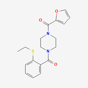 [2-(Ethylsulfanyl)phenyl][4-(furan-2-ylcarbonyl)piperazin-1-yl]methanone