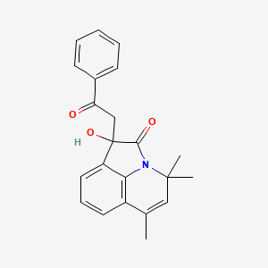 1-hydroxy-4,4,6-trimethyl-1-(2-oxo-2-phenylethyl)-4H-pyrrolo[3,2,1-ij]quinolin-2(1H)-one