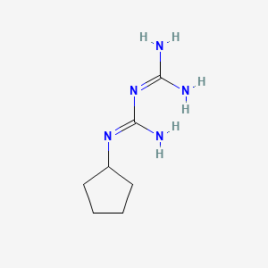 molecular formula C7H15N5 B11035766 N-cyclopentylimidodicarbonimidic diamide 