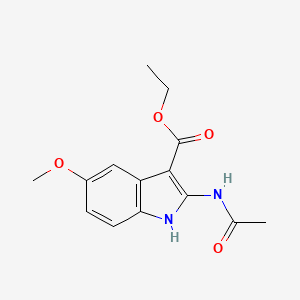 ethyl 2-acetamido-5-methoxy-1H-indole-3-carboxylate