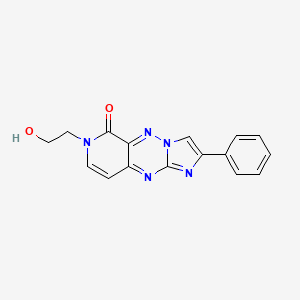 7-(2-hydroxyethyl)-2-phenylimidazo[1,2-b]pyrido[4,3-e][1,2,4]triazin-6(7H)-one