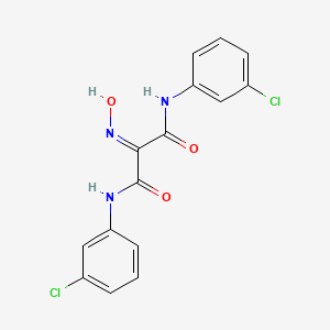 N,N-Bis(3-chlorophenyl)-2-hydroxyiminomalonamide