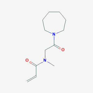 molecular formula C12H20N2O2 B11035961 N-(2-(Azepan-1-yl)-2-oxoethyl)-N-methylacrylamide 