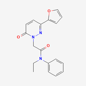 N-ethyl-2-(3-(furan-2-yl)-6-oxopyridazin-1(6H)-yl)-N-phenylacetamide