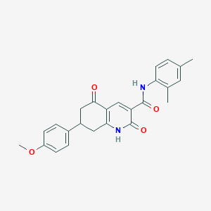 N-(2,4-dimethylphenyl)-7-(4-methoxyphenyl)-2,5-dioxo-1,2,5,6,7,8-hexahydroquinoline-3-carboxamide