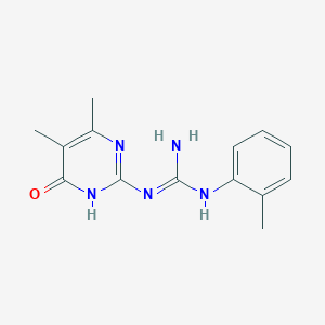 1-(4,5-Dimethyl-6-oxo-1,6-dihydropyrimidin-2-yl)-3-(2-methylphenyl)guanidine