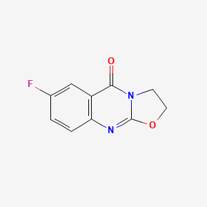 7-fluoro-2,3-dihydro-5H-[1,3]oxazolo[2,3-b]quinazolin-5-one