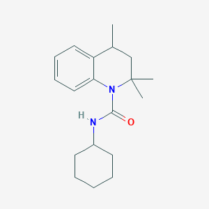 N-cyclohexyl-2,2,4-trimethyl-3,4-dihydroquinoline-1-carboxamide