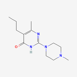 6-methyl-2-(4-methylpiperazino)-5-propyl-4(3H)-pyrimidinone