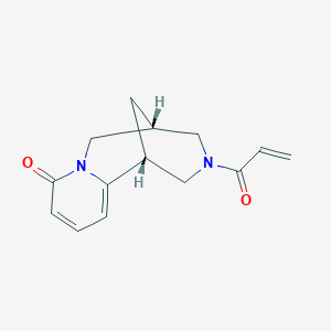 molecular formula C14H16N2O2 B11036299 Rel-(1R,5S)-3-acryloyl-1,2,3,4,5,6-hexahydro-8H-1,5-methanopyrido[1,2-A][1,5]diazocin-8-one 