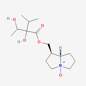 molecular formula C15H27NO5 B11036350 [(1R,7aS)-4-oxidohexahydro-1H-pyrrolizin-1-yl]methyl 2,3-dihydroxy-2-(propan-2-yl)butanoate 