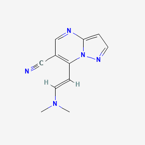 7-[(E)-2-(dimethylamino)ethenyl]pyrazolo[1,5-a]pyrimidine-6-carbonitrile