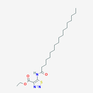 Ethyl 5-(octadecanoylamino)-1,2,3-thiadiazole-4-carboxylate