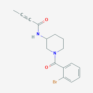 N-[1-(2-Bromobenzoyl)piperidin-3-YL]but-2-ynamide