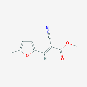 (E)-Methyl 2-cyano-3-(5-methylfuran-2-yl)acrylate