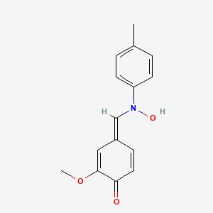 [(Z)-1-(4-Hydroxy-3-methoxyphenyl)methylidene](4-methylphenyl)ammoniumolate