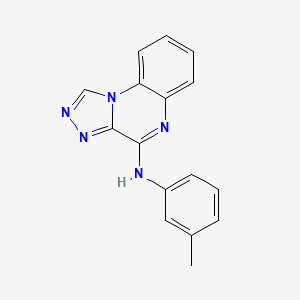 N-(3-methylphenyl)[1,2,4]triazolo[4,3-a]quinoxalin-4-amine