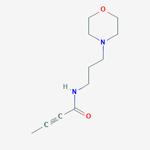 molecular formula C11H18N2O2 B11036922 N-(3-Morpholinopropyl)-2-butynamide 