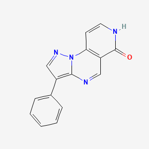 3-Phenylpyrazolo[1,5-a]pyrido[3,4-e]pyrimidin-6-ol