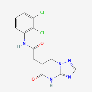 N-(2,3-dichlorophenyl)-2-(5-oxo-4,5,6,7-tetrahydro[1,2,4]triazolo[1,5-a]pyrimidin-6-yl)acetamide