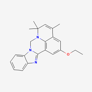 2-ethoxy-4,6,6-trimethyl-6H-benzimidazo[1,2-c]pyrido[3,2,1-ij]quinazoline