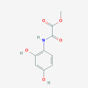 Methyl [(2,4-dihydroxyphenyl)amino](oxo)acetate