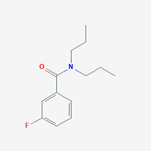 molecular formula C13H18FNO B11037022 3-fluoro-N,N-dipropylbenzamide 