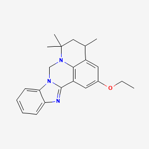 2-ethoxy-4,6,6-trimethyl-5,6-dihydro-4H-benzimidazo[1,2-c]pyrido[3,2,1-ij]quinazoline