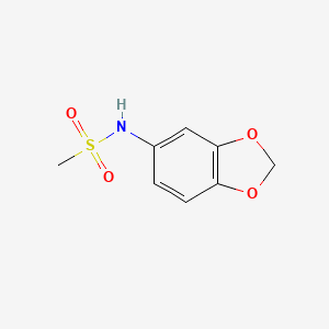 N-(1,3-benzodioxol-5-yl)methanesulfonamide