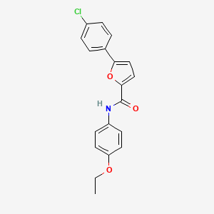 5-(4-chlorophenyl)-N-(4-ethoxyphenyl)furan-2-carboxamide