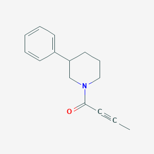 1-(3-Phenylpiperidino)-2-butyn-1-one