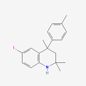 6-Iodo-2,2,4-trimethyl-4-(4-methylphenyl)-1,2,3,4-tetrahydroquinoline