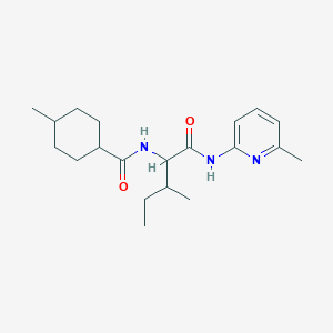 N~2~-[(4-methylcyclohexyl)carbonyl]-N-(6-methylpyridin-2-yl)isoleucinamide