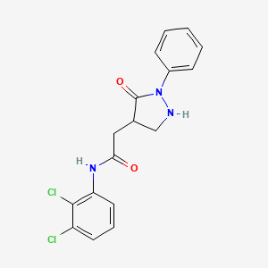 N-(2,3-Dichlorophenyl)-2-(5-oxo-1-phenyl-4-pyrazolidinyl)acetamide